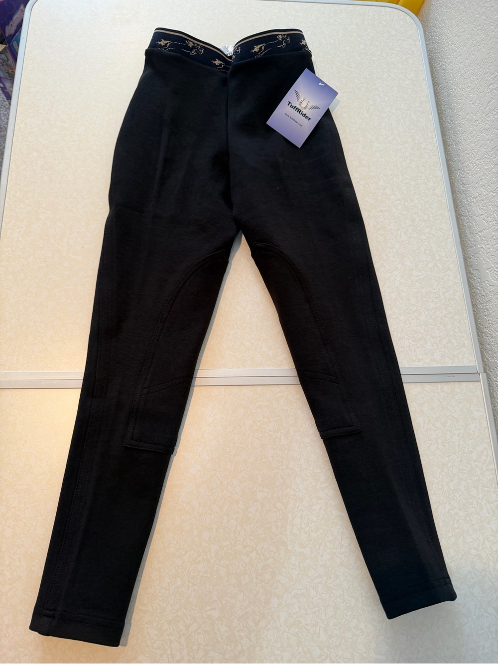 2 Pair TuffRider Cotton Schoolers Horse Riding Pants Breeches - Picture 2 of 5